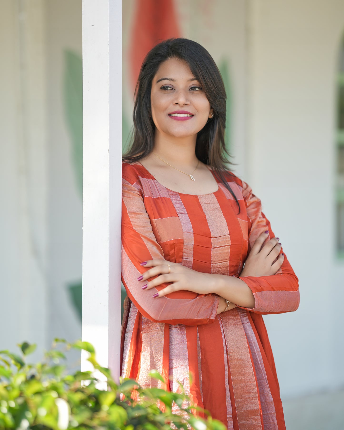Rust Ethnic Maxi