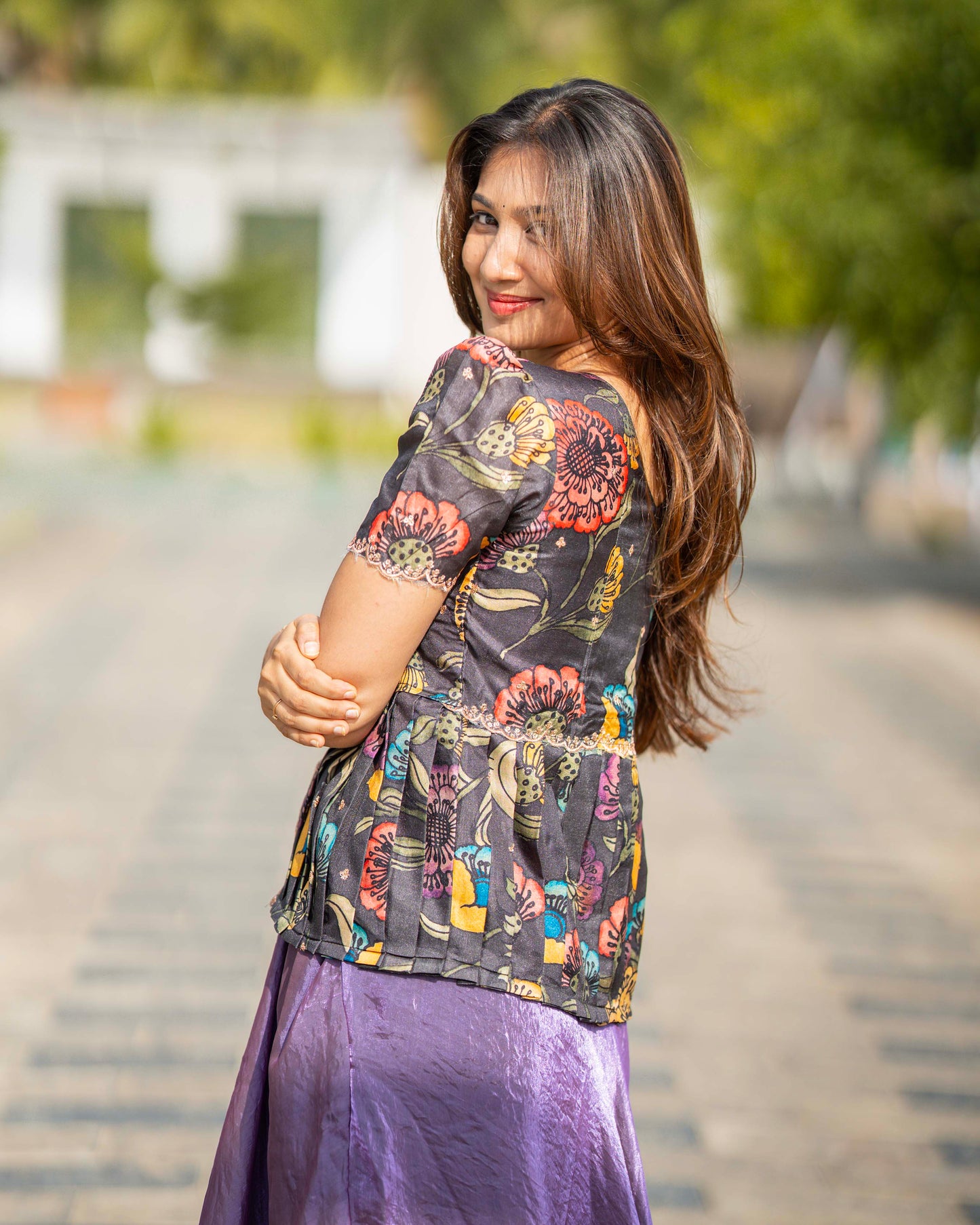Skirt and top set
