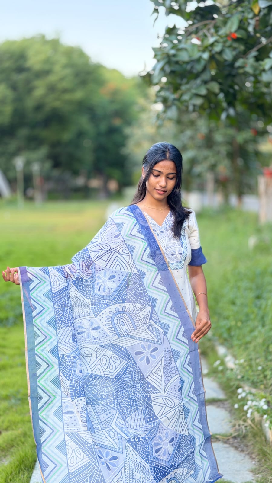 LUMINA BLUE SALWAR SET