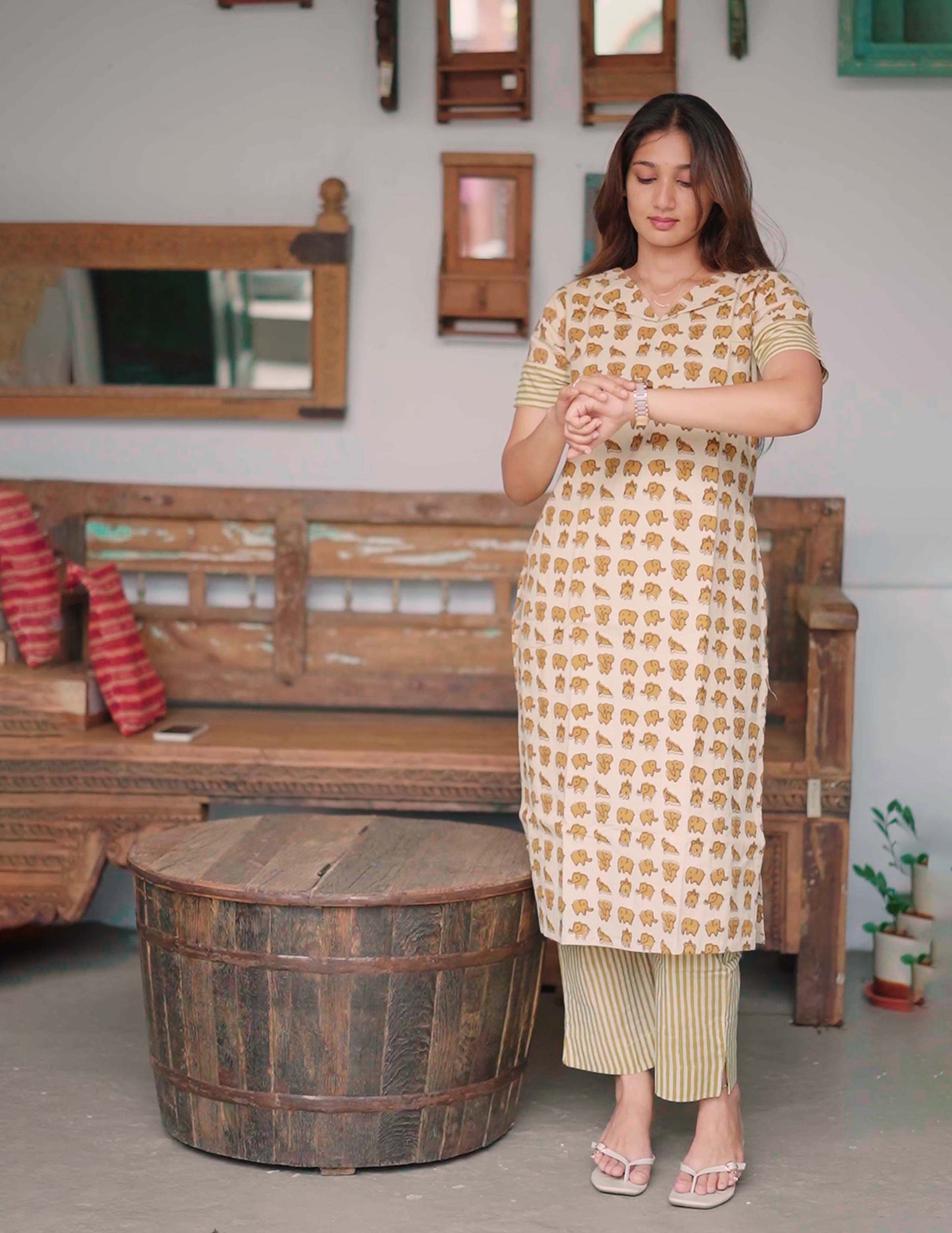 EARTHY ELEPHANT COORD SET