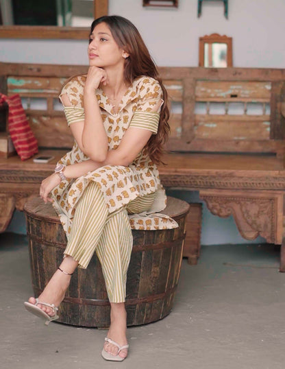 EARTHY ELEPHANT COORD SET