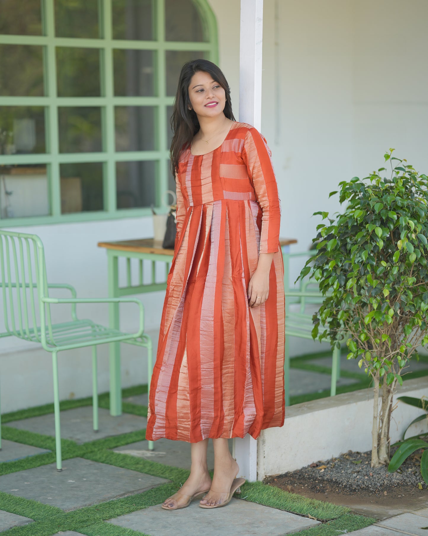 Rust Ethnic Maxi
