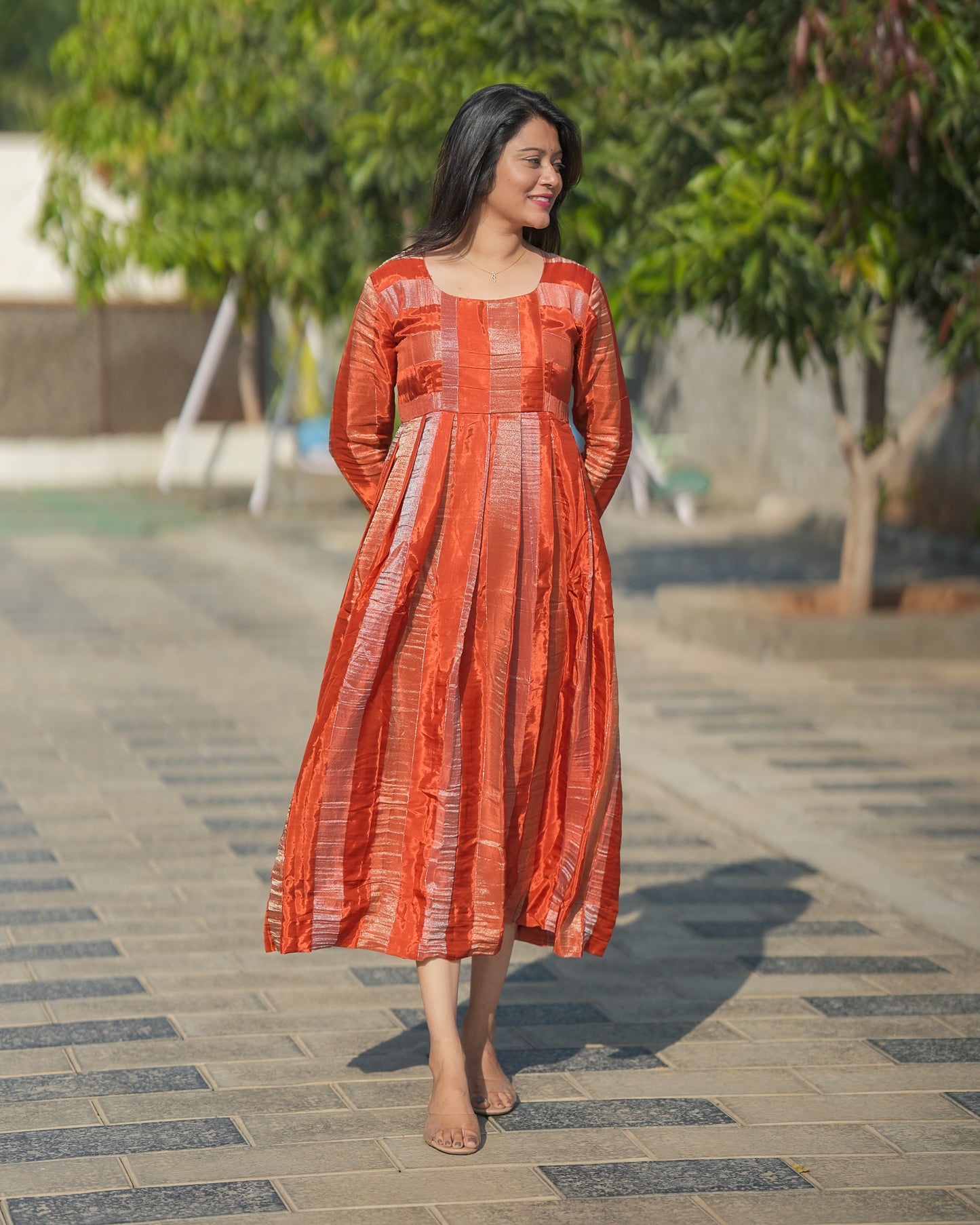 Rust Ethnic Maxi