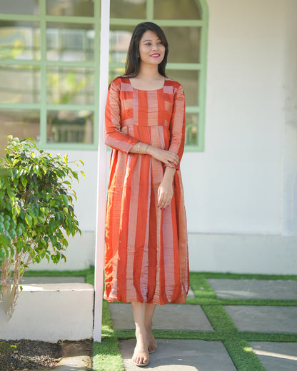 Rust Ethnic Maxi
