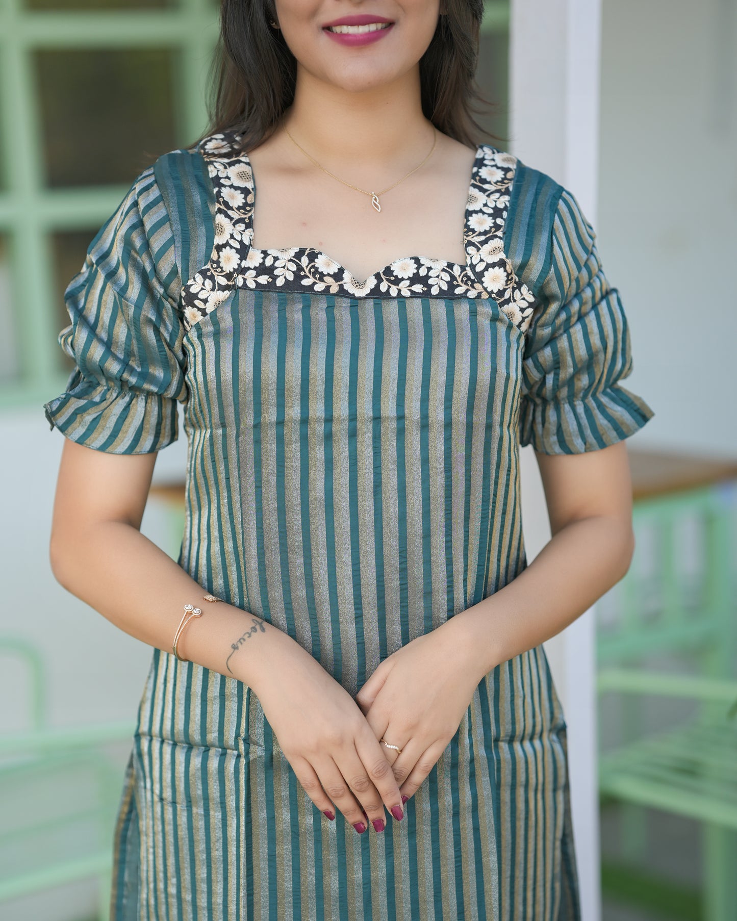 THE MAIN CHARACTER-Teal kurti