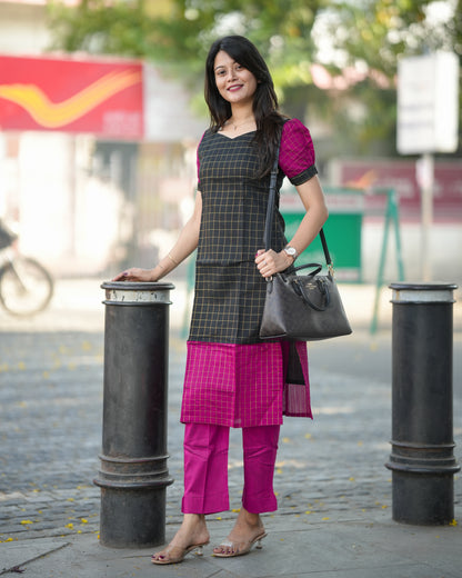 CHIC CHECKS COORD SET