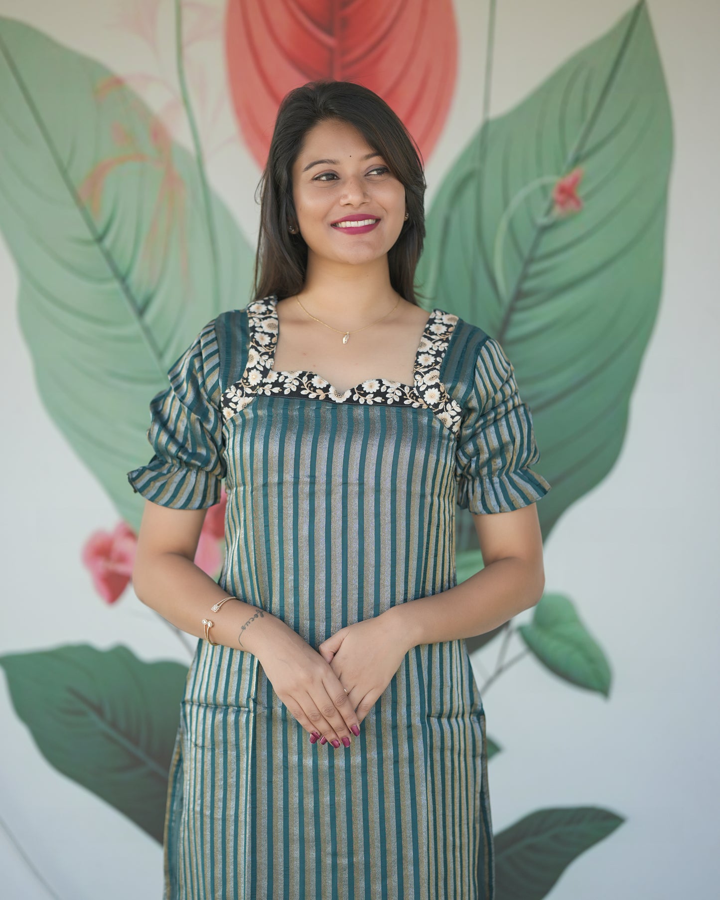 THE MAIN CHARACTER-Teal kurti