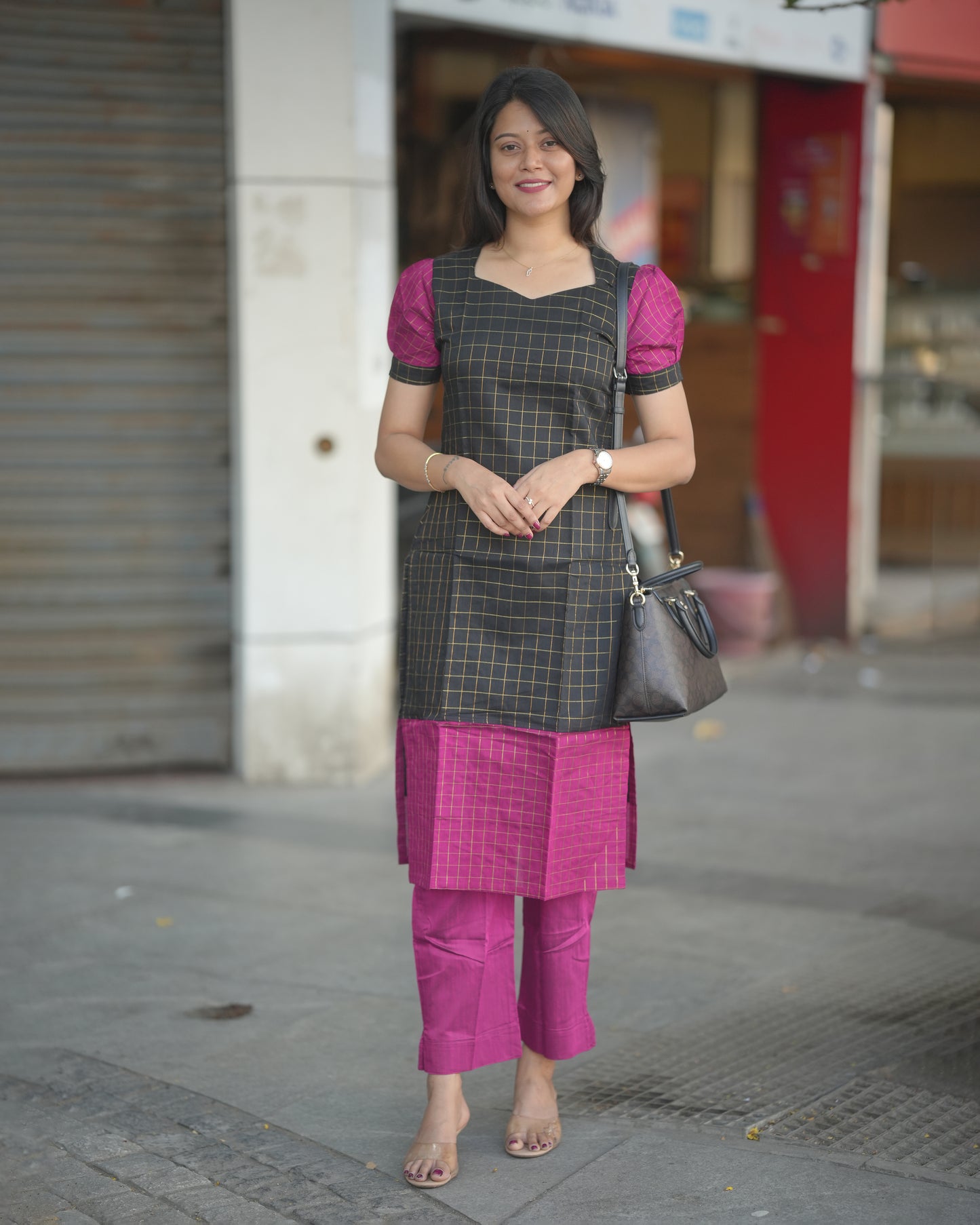 CHIC CHECKS COORD SET