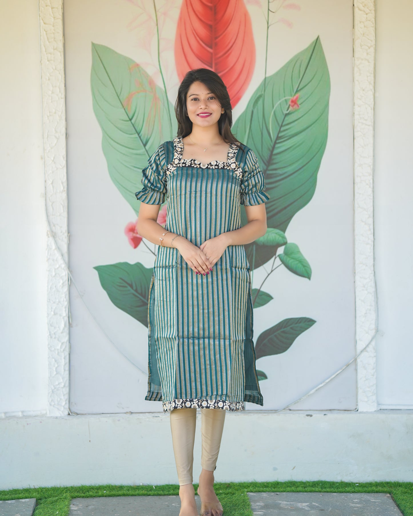 THE MAIN CHARACTER-Teal kurti