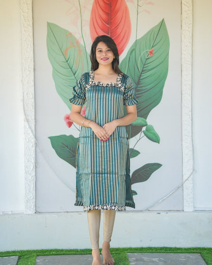 THE MAIN CHARACTER-Teal kurti