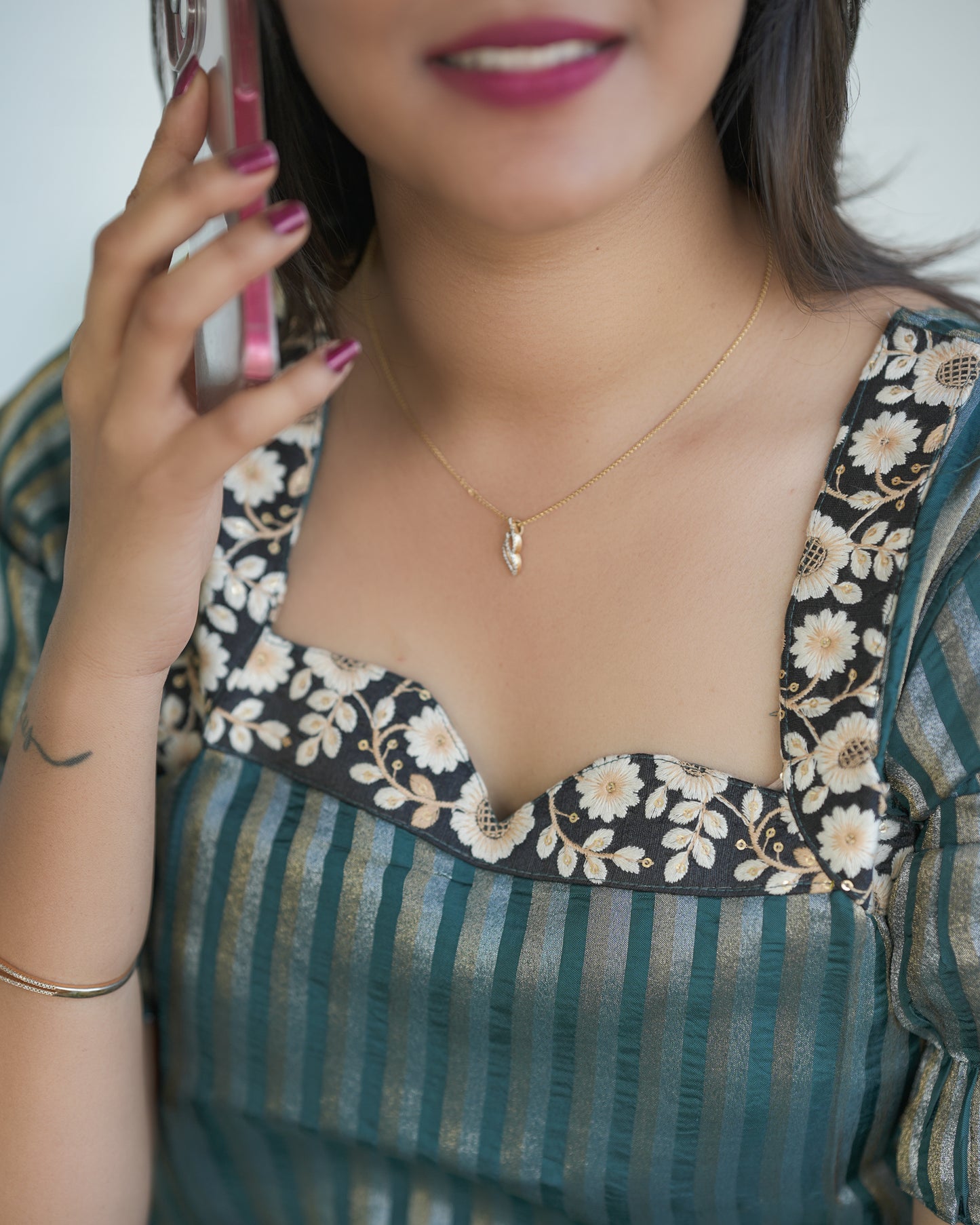 THE MAIN CHARACTER-Teal kurti