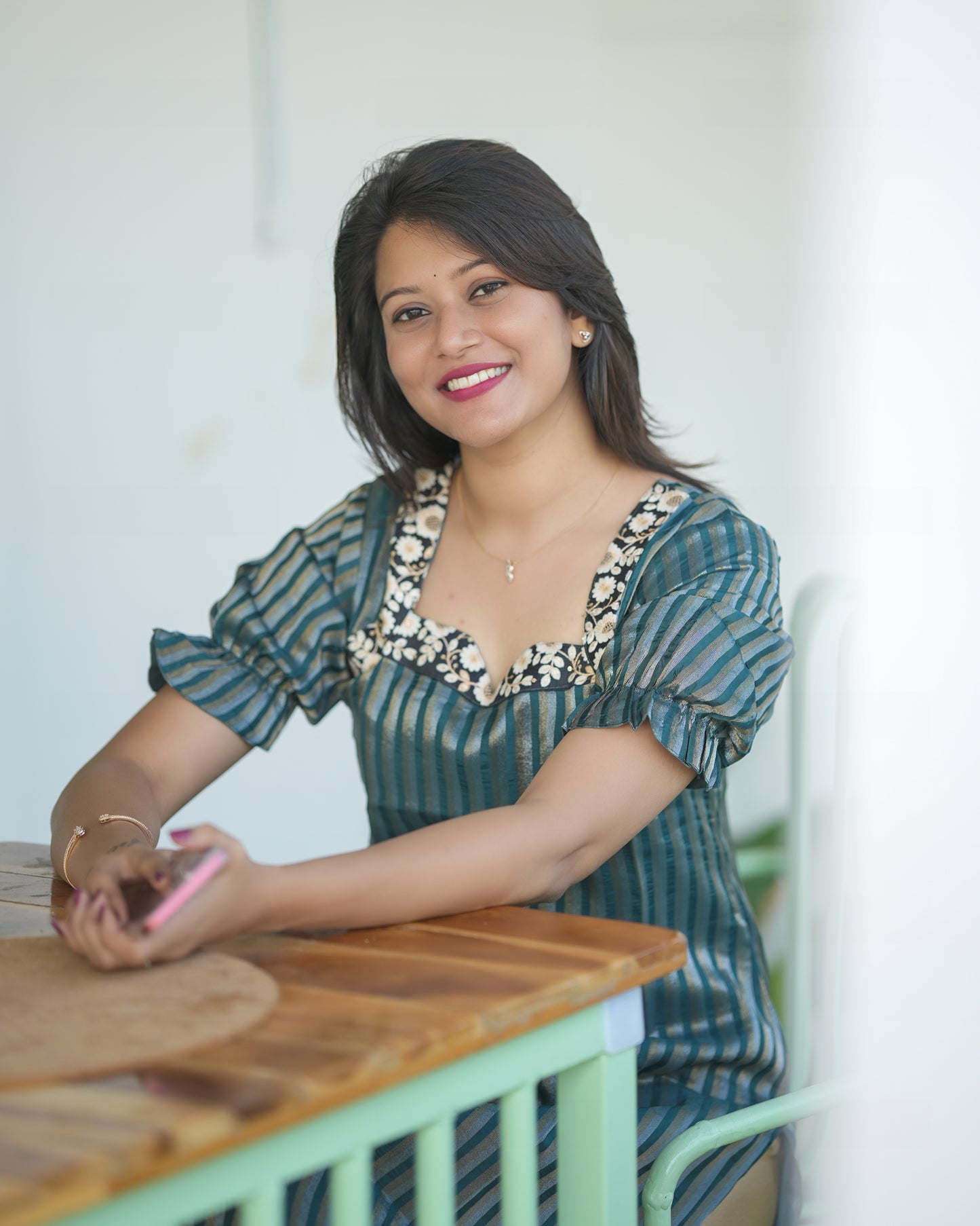 THE MAIN CHARACTER-Teal kurti
