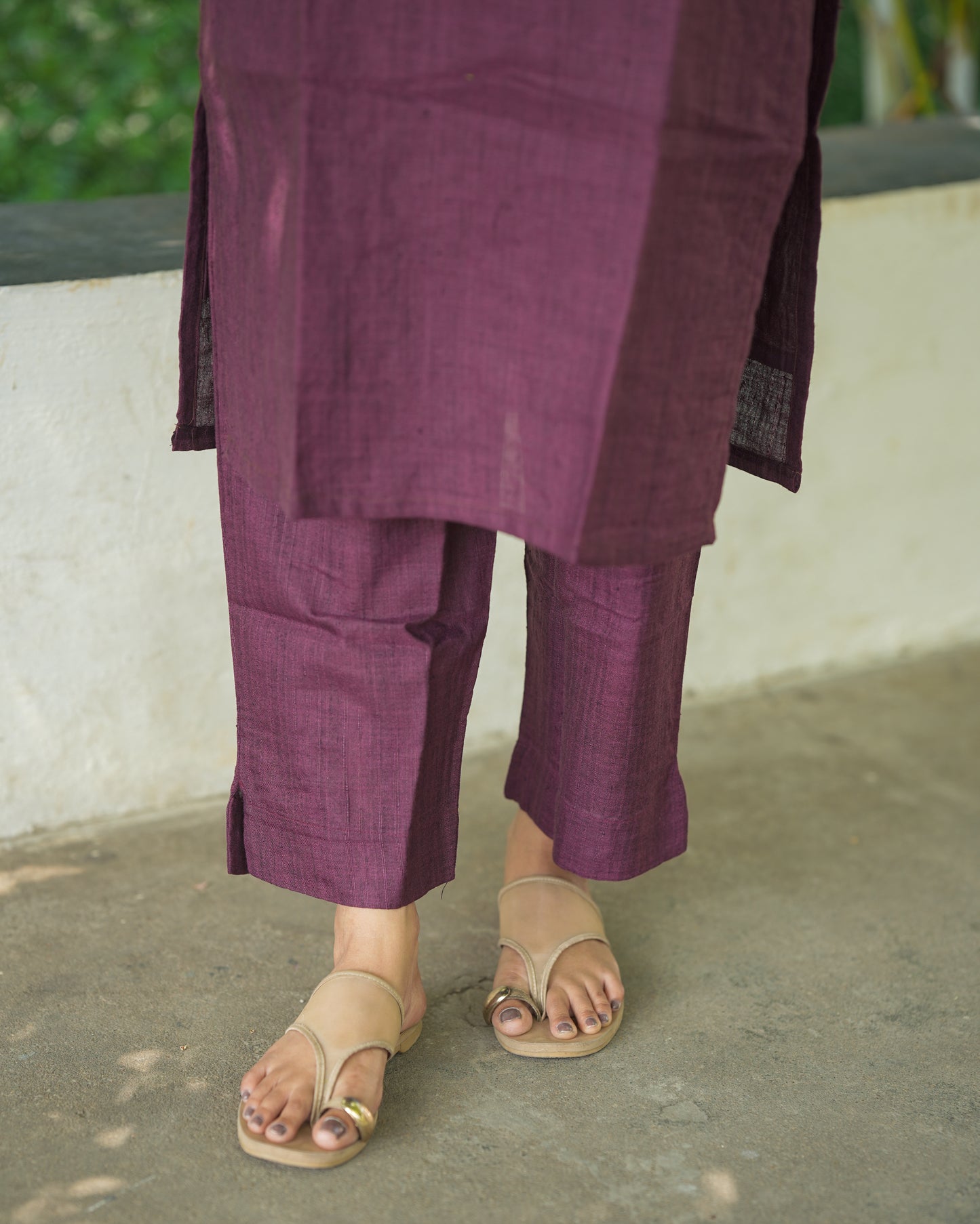 Dusty purple salwar suit set