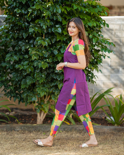 AMETHYST PATCHWORK CO-ORD SET