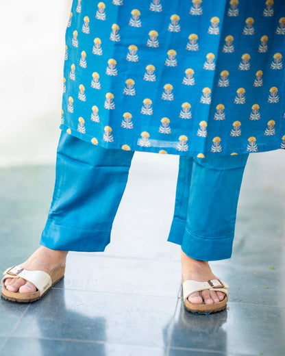 Neelam SemiI Tussar Suit Set