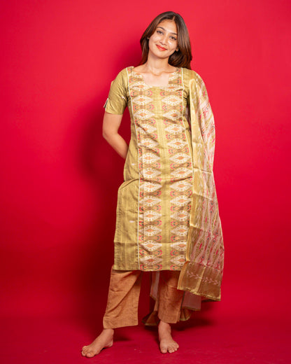 Mridu Gold Tussar Set