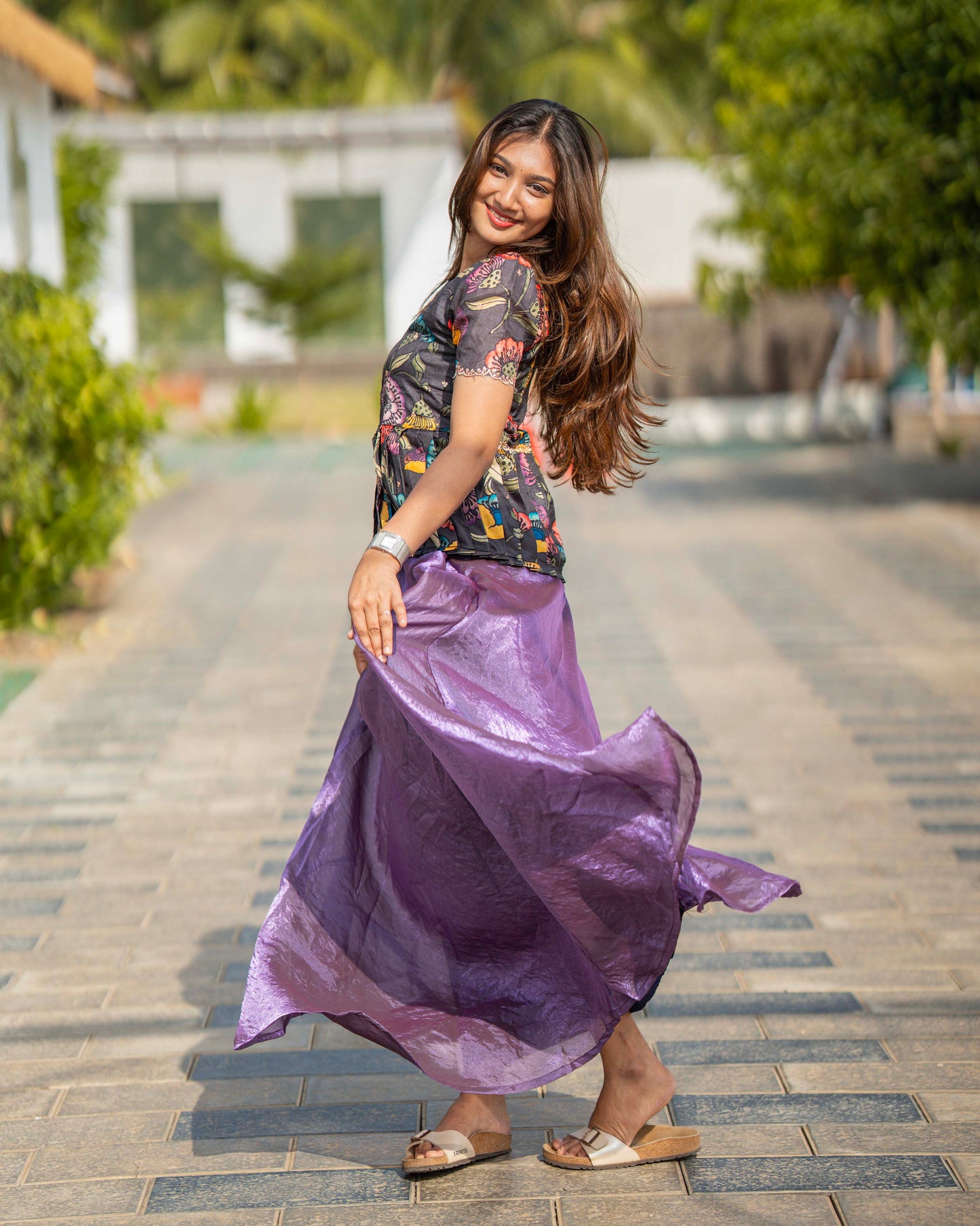 Skirt and top set