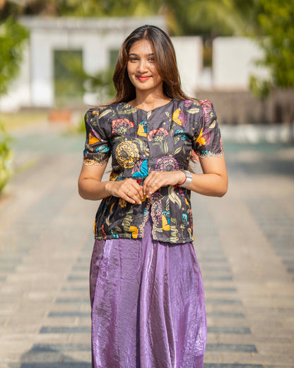Skirt and top set