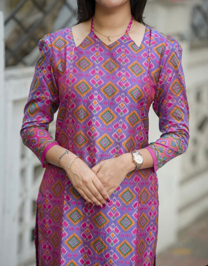 THE VIBRANT PATOLA Suit Set