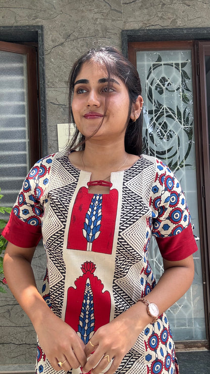 AJRAK AURA KURTI
