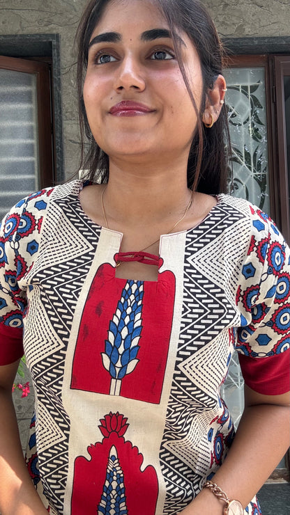 AJRAK AURA KURTI