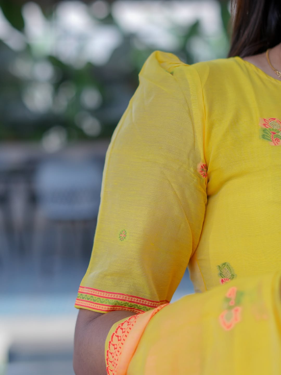 Pichwai Motif Banarasi Jamdani Suit Set