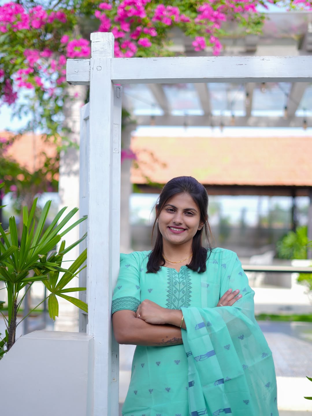 Turquoise Green Jamdani Suit Set – Series 3