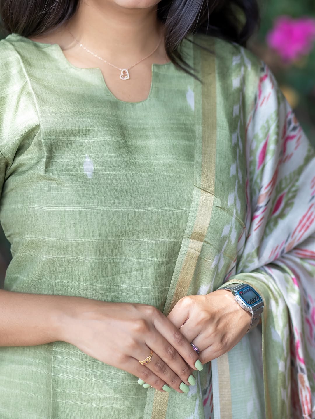 Tussar Tales – Kurti & Dupatta Set