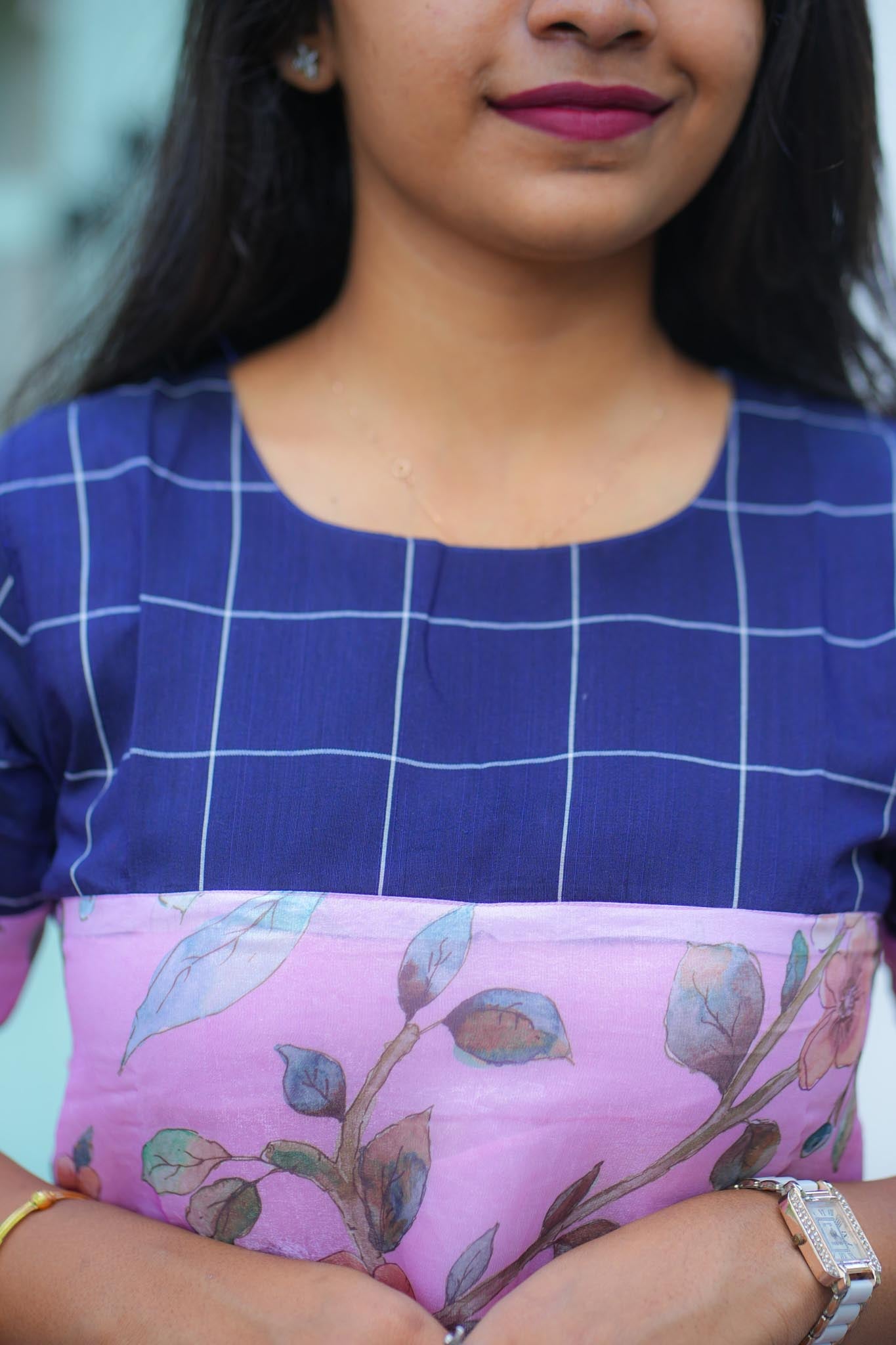 Rose Milk & Black Currant Patchwork Co-Ord Set – Fendi & Dupion Silk