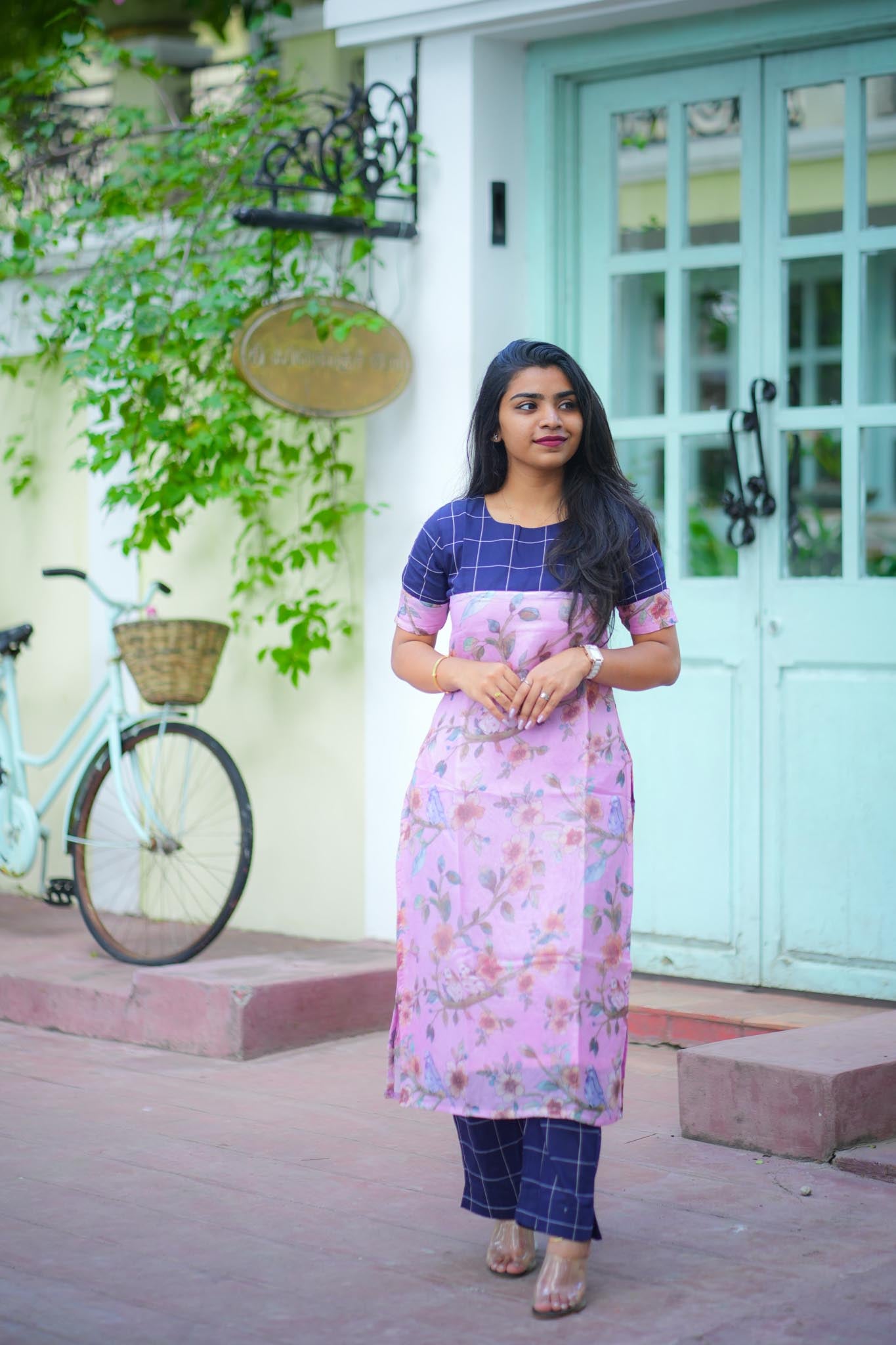 Rose Milk & Black Currant Patchwork Co-Ord Set – Fendi & Dupion Silk