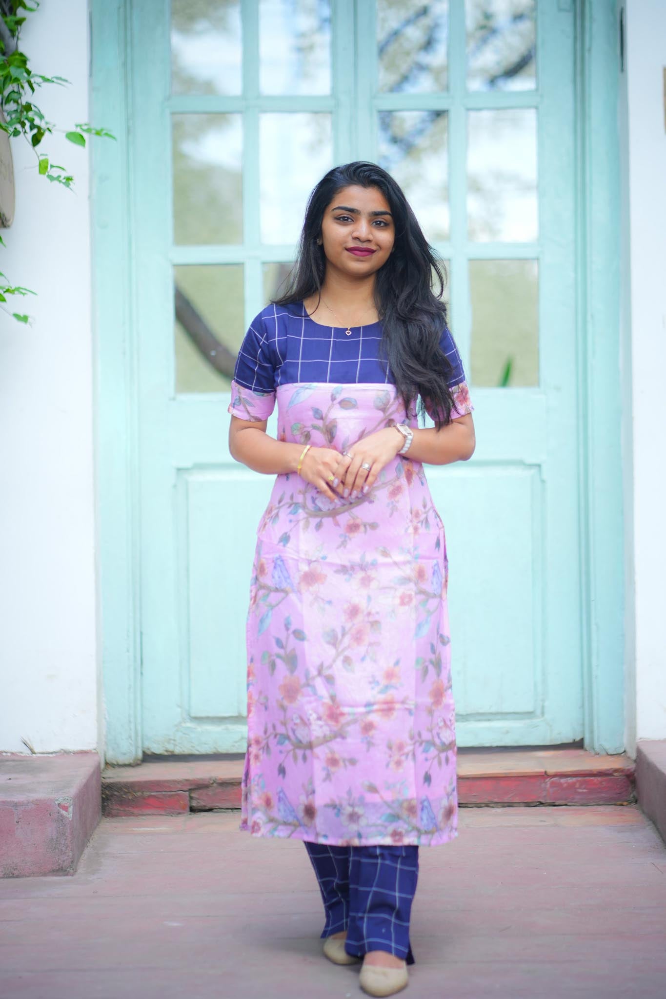 Rose Milk & Black Currant Patchwork Co-Ord Set – Fendi & Dupion Silk