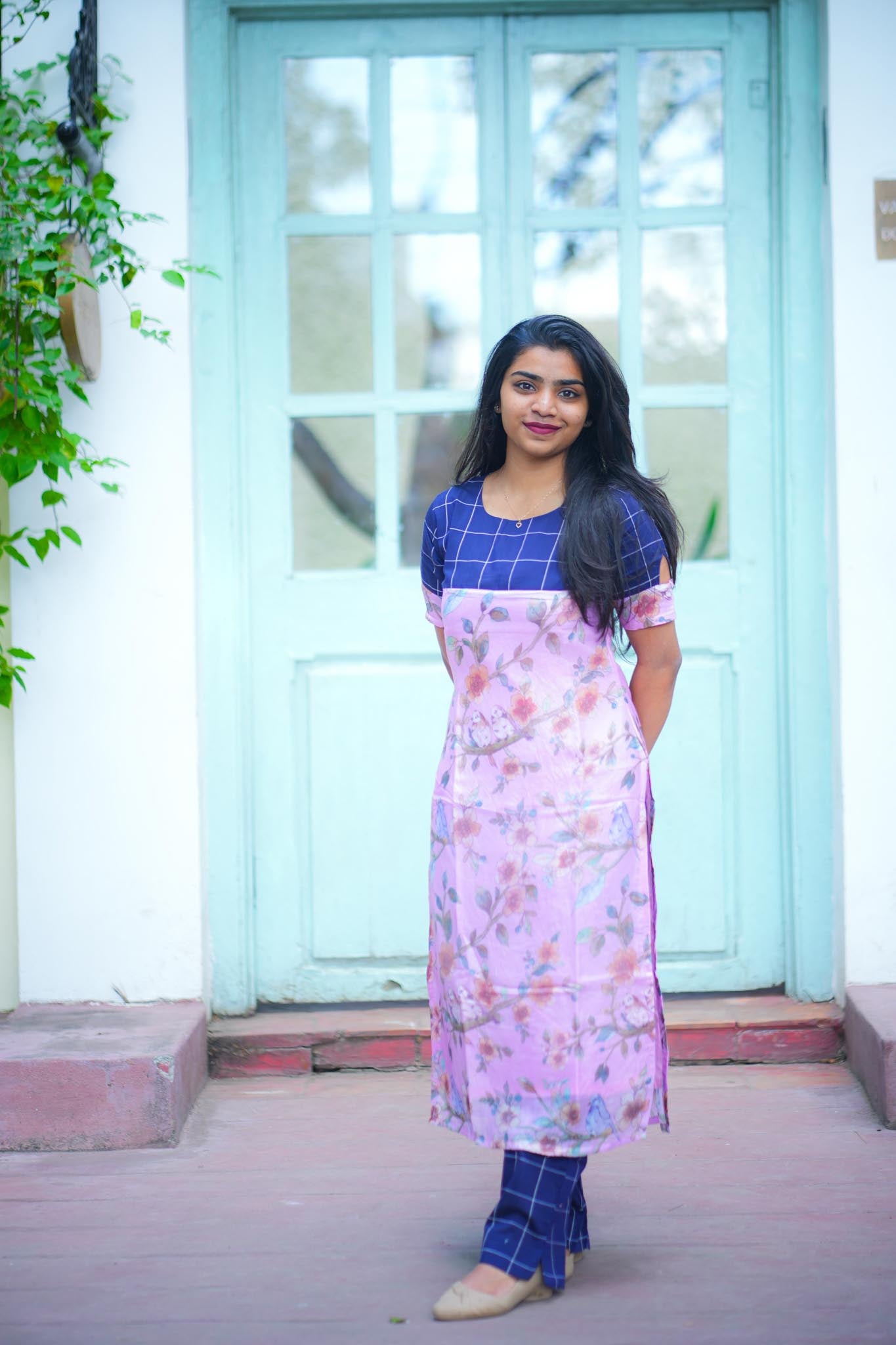 Rose Milk & Black Currant Patchwork Co-Ord Set – Fendi & Dupion Silk