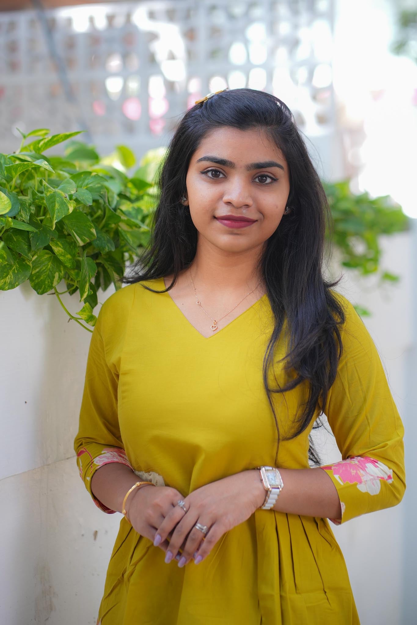 Mustard Magic A-Line Cotton Dress – Hakoba Patch Pleated Maxi