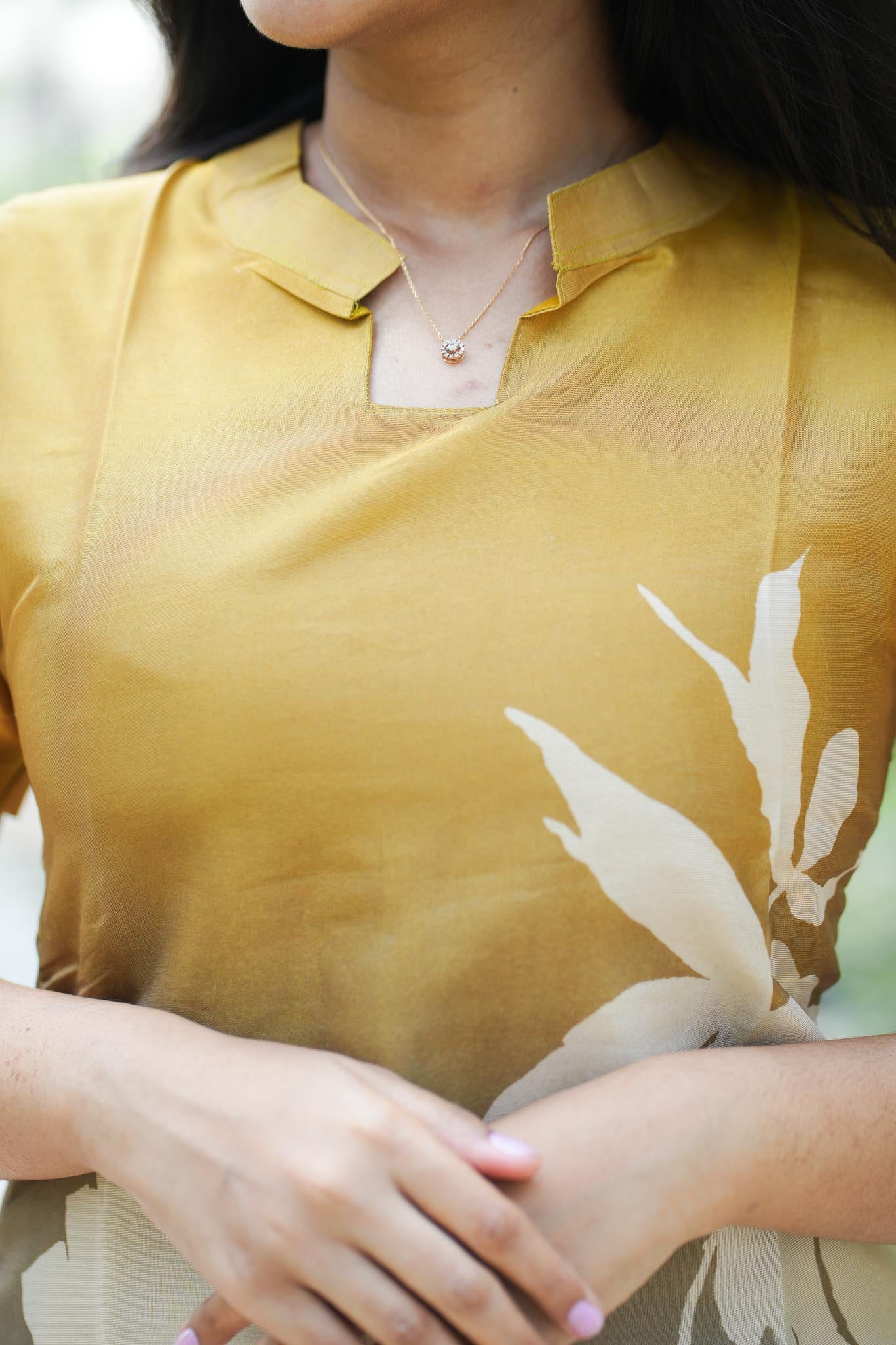 Golden Bloom Kurta Dupatta Set – Elegant Festive Wear