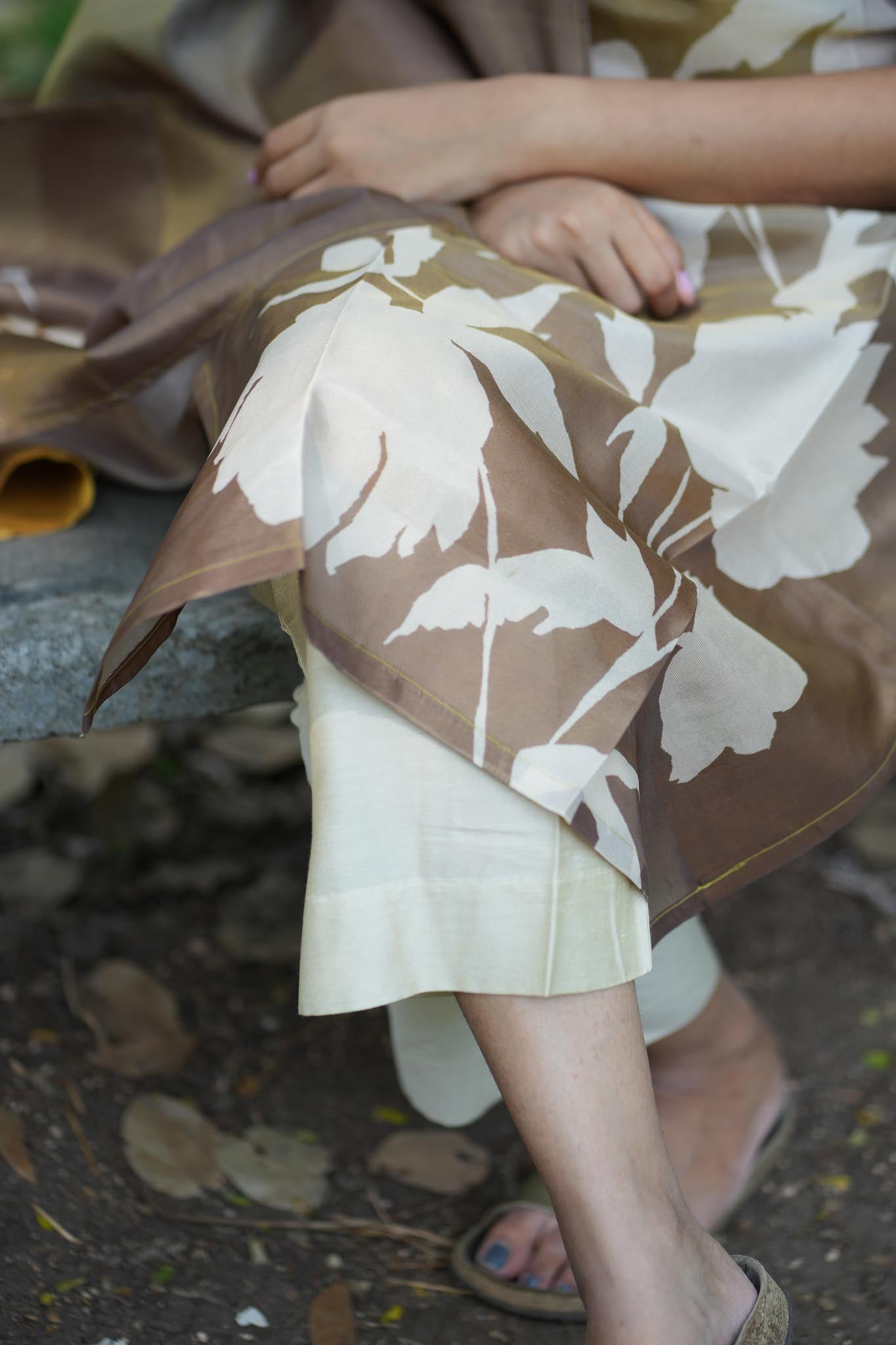 Golden Bloom Kurta Dupatta Set – Elegant Festive Wear