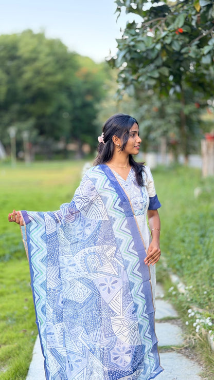 LUMINA BLUE SALWAR SET
