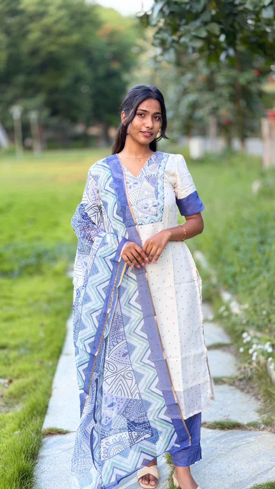 LUMINA BLUE SALWAR SET