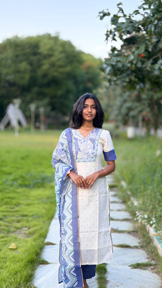 LUMINA BLUE SALWAR SET